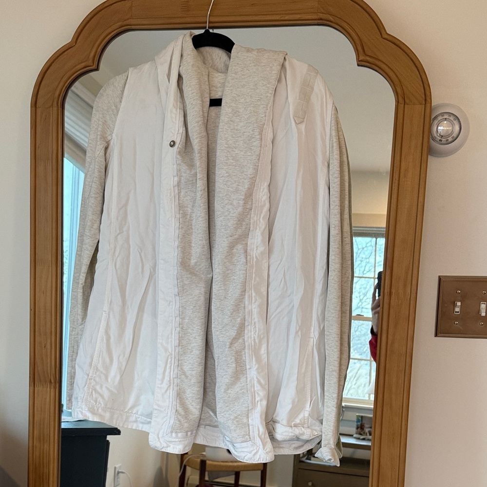 lululemon athletica White and Gray Women's Top